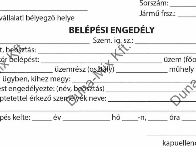 Belépési engedély
